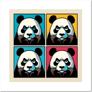 Pop Annoyed Panda - Funny Panda Art Posters and Art